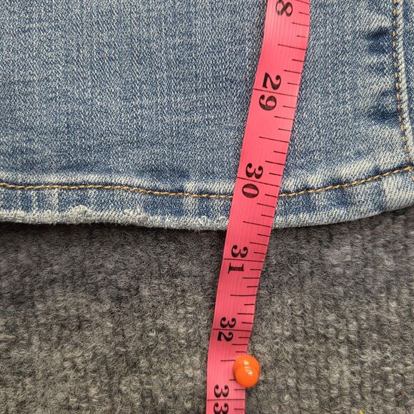 Levi's 315 Shaping Bootcut Jeans Womens 31 Light Wash Stretch Denim Minimalist - Picture 14 of 15